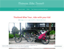 Tablet Screenshot of blog.vietnambiketours.com